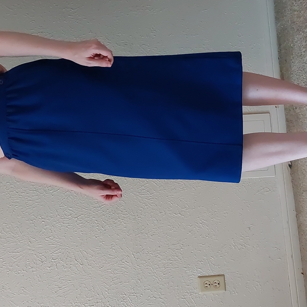 Blue pencil skirt size 8